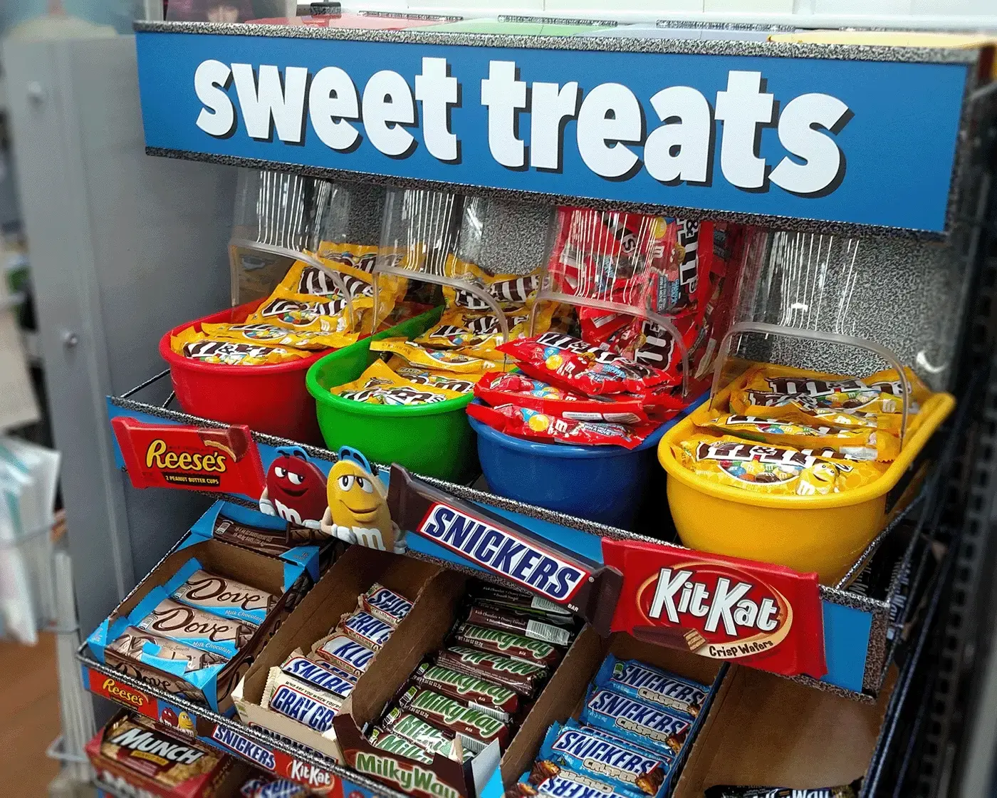 A display of candy